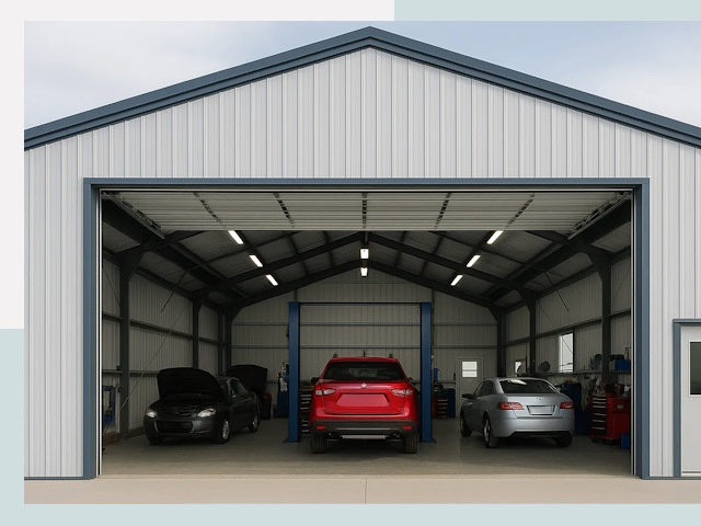 Ангары из сэндвич панелей от 616 руб. в Пенза