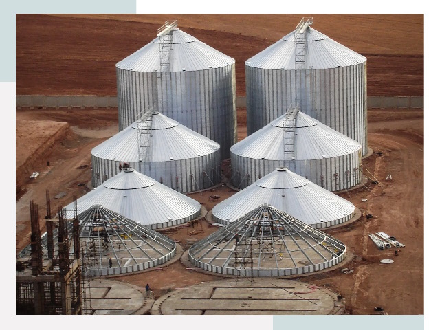 Строительство зерновых силосов в Пензе