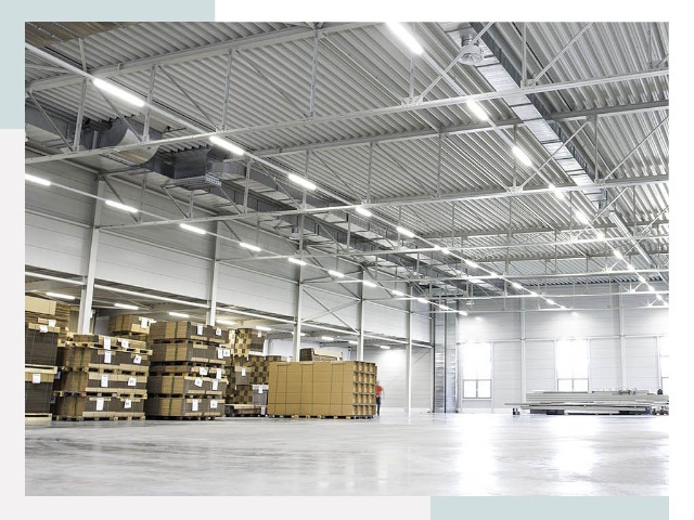 Освещение ангаров в Пензе