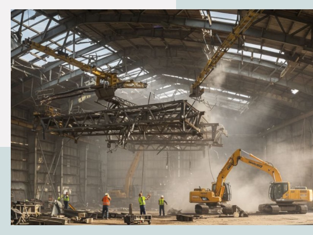 Демонтаж ангаров в Пензе от 616 руб. за м²